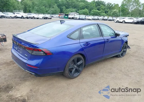 2024 Honda Accord Hybrid Sport-L из США, поврежденный, VIN 1HGCY2F74RA093202